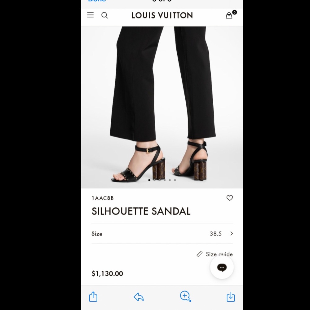 Louis Vuitton Heeled Sandals